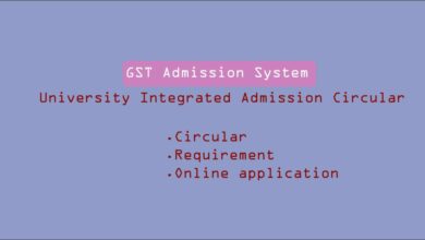 GST University Admission Circular
