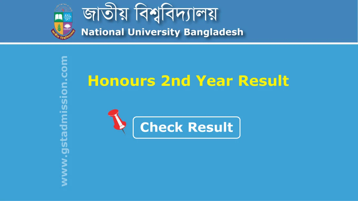 Honours 2nd Year Result
