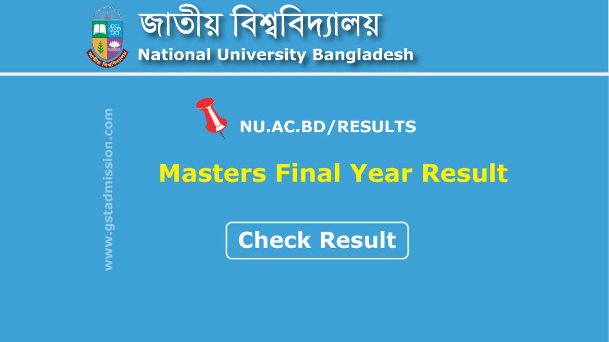 NU Masters Final Year Result