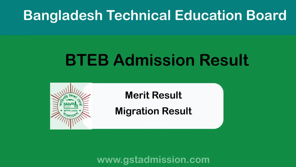 BTEB Admission Result 2024-2025: Btebadmission.gov.bd