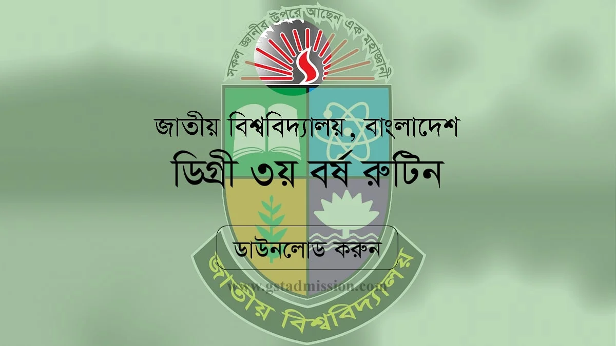 NU Degree 3rd Year Routine