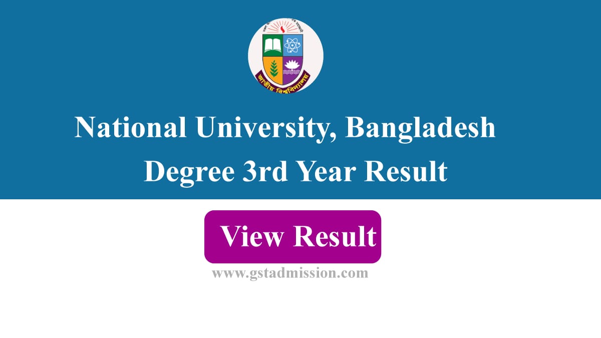 NU Degree 3rd Year Result