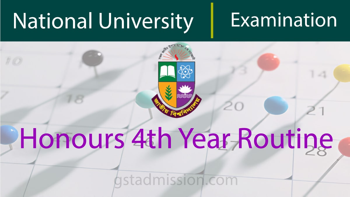 NU Honours 4th Year Routine