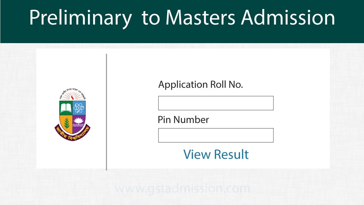NU Preliminary to Masters Admission